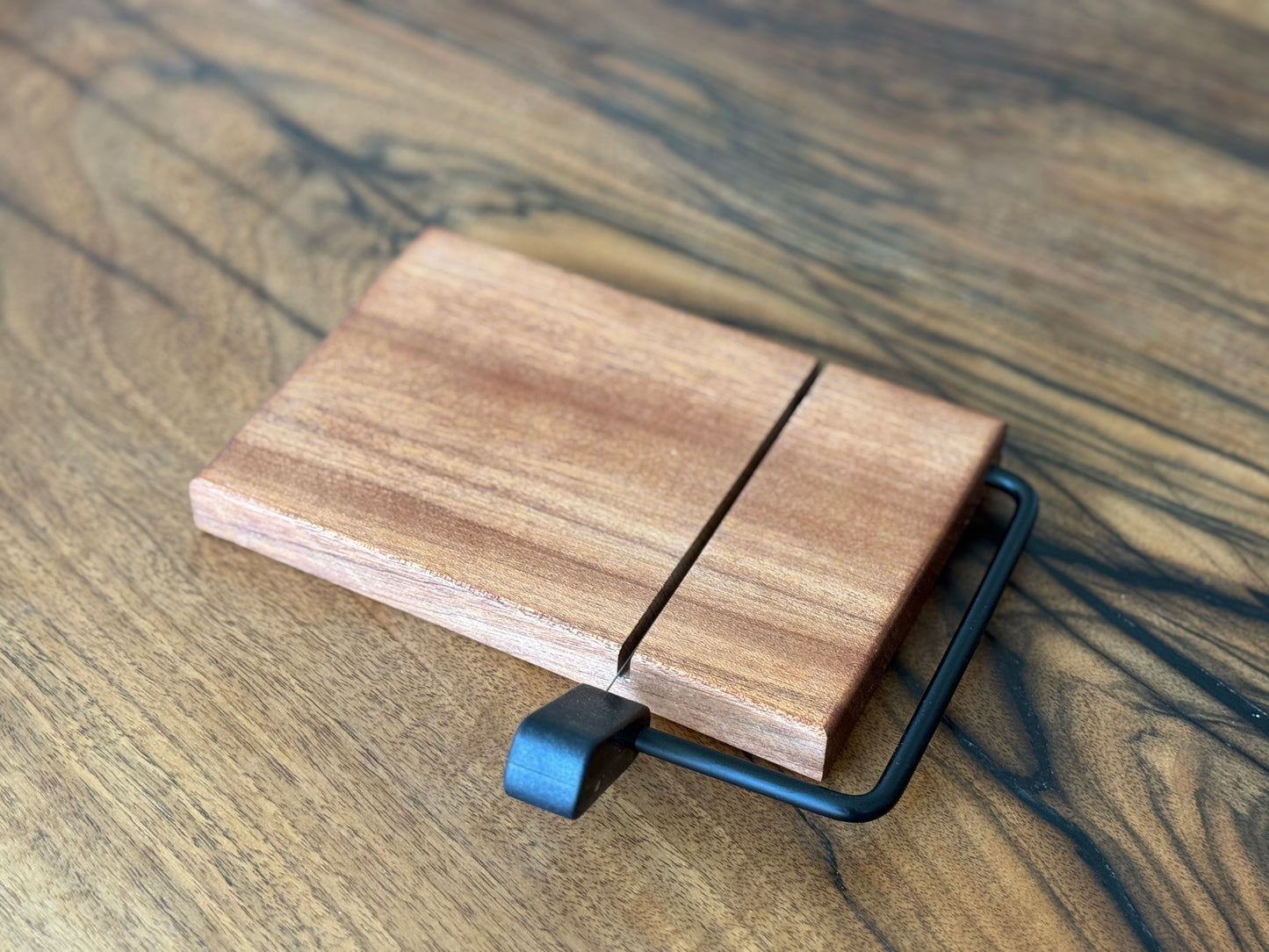 Sapele Wire Cheese Cutting Board