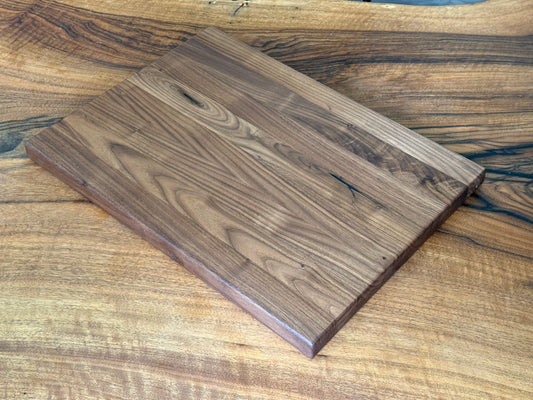 Handmade black walnut cutting board