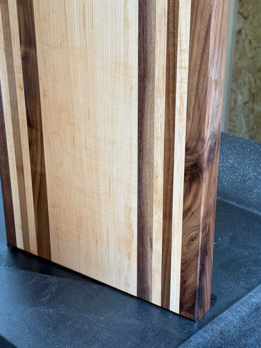 Handmade black walnut & maple wood cutting board (Free Shipping)