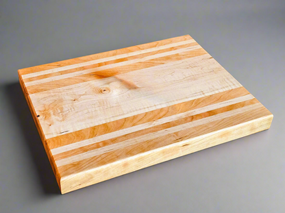 Handmade cherry & maple wood cutting board (Free Shipping)