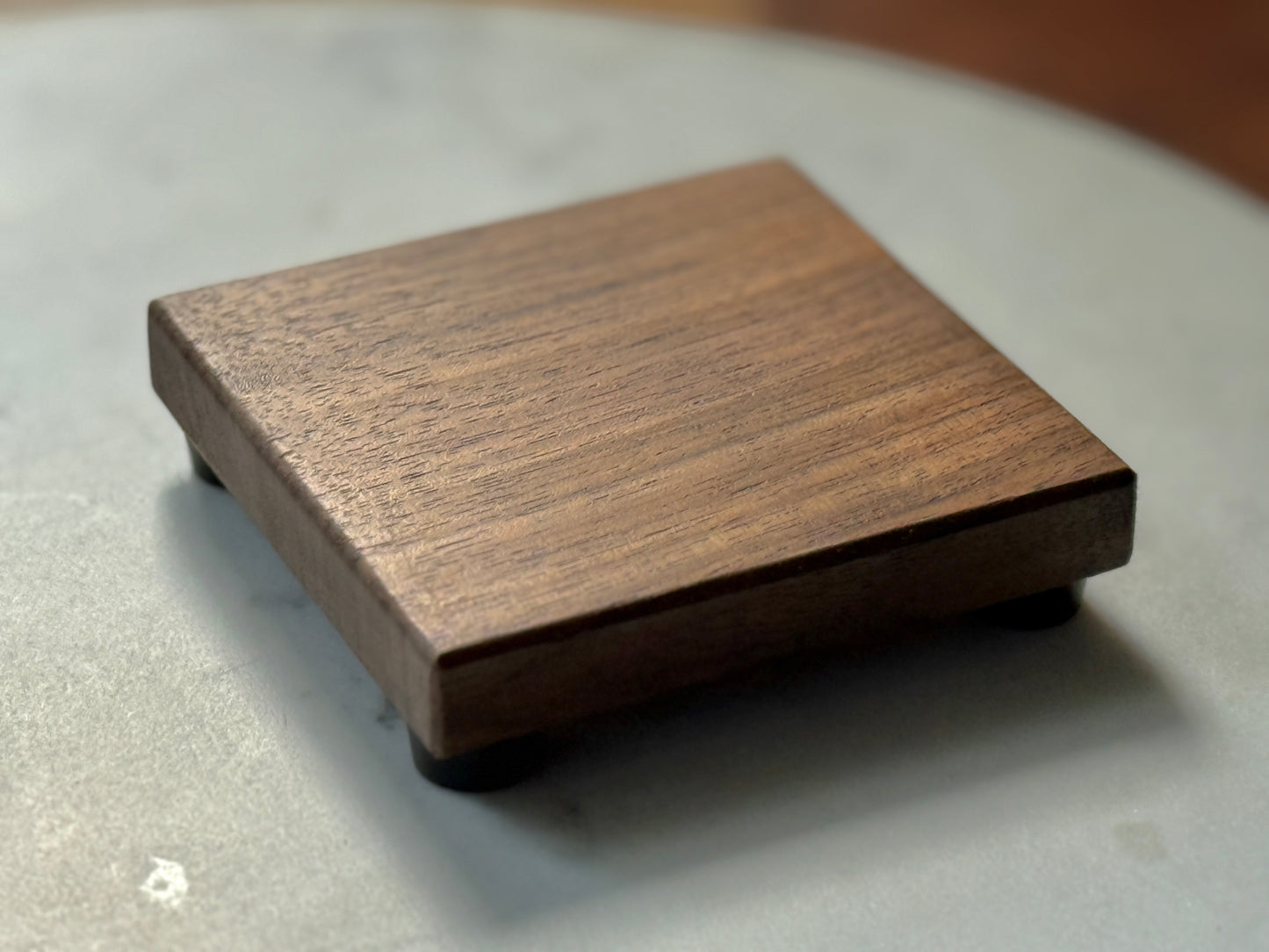 Black walnut wood coasters(set of 4)