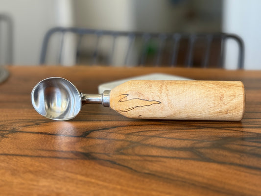 Handmade maple Ice cream scoop