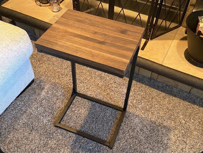 C shaped end table
