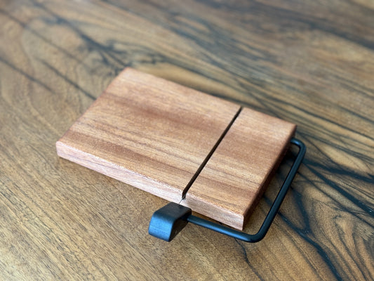 Sapele Wire Cheese Cutting Board