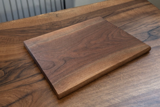 Premium collection handmade solid one piece black walnut cutting board