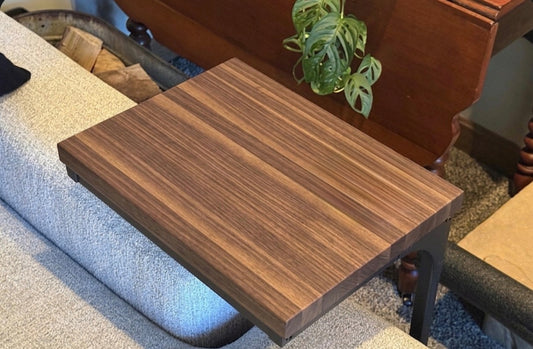 C shaped end table