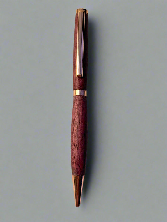 Handmade purple heart wood pen