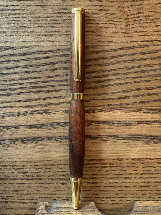Handmade black walnut wood pen