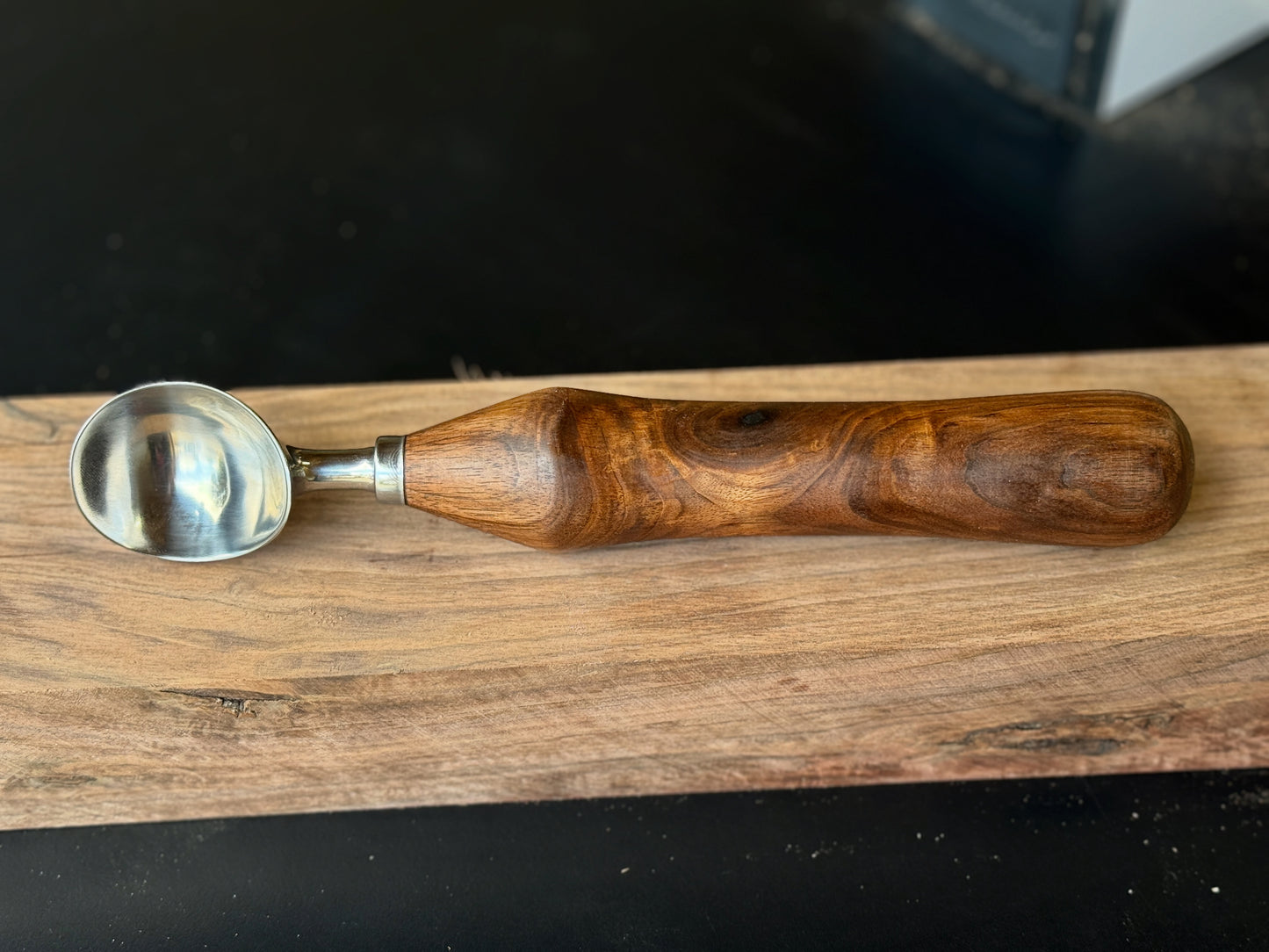 Handmade wood Ice cream scoop