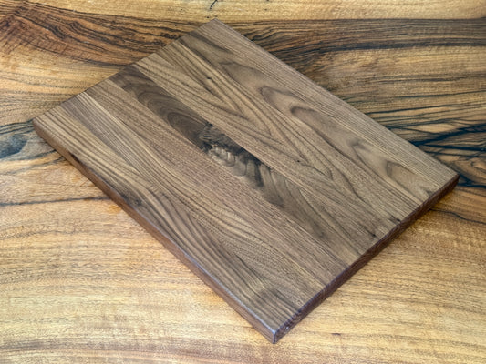 Handmade black walnut cutting board