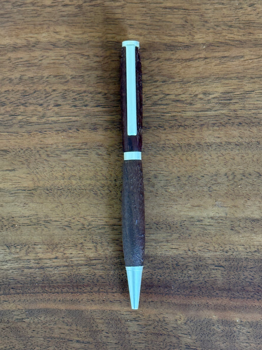 Handmade black walnut wood pen