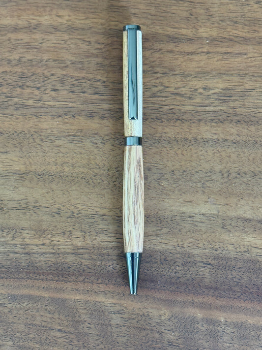 Handmade oak wood pen